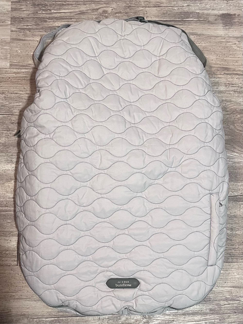 JJ Cole Quilted Infant Footmuff - Light Gray